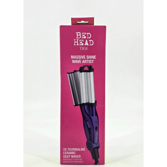 Bed Head Wave Artist 2x Tourmaline Ceramic Technology Deep Hair Waver TIGI - Picture 7 of 13